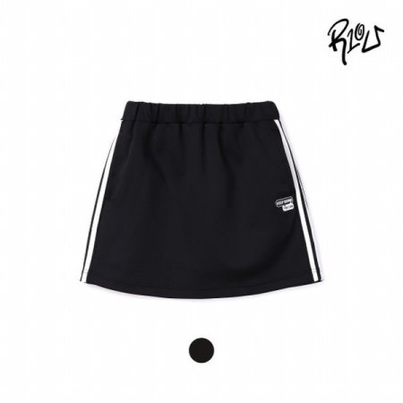 테이프 배색 스커트