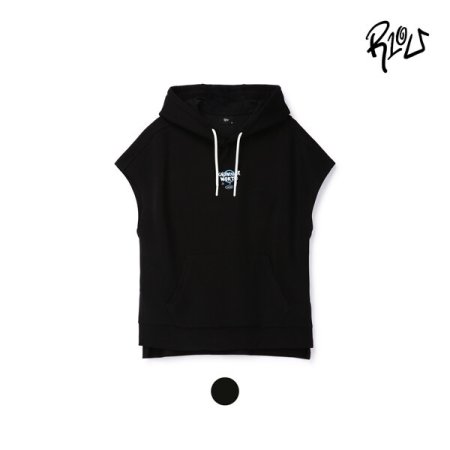 와끼 트임 후드 베스트