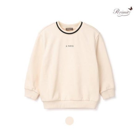 아동 블랙 앤 베이지 티셔츠