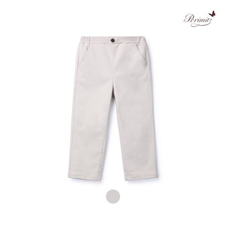 키즈 아동 롤업 배색 치노 바지