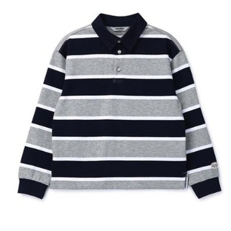 남아 스트라이프 카라 티셔츠