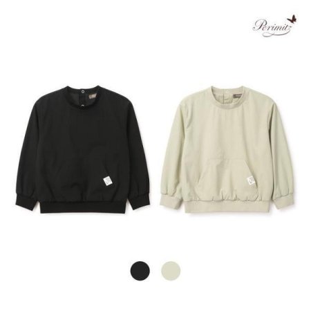 남아 캥거루 주머니 화섬 티셔츠