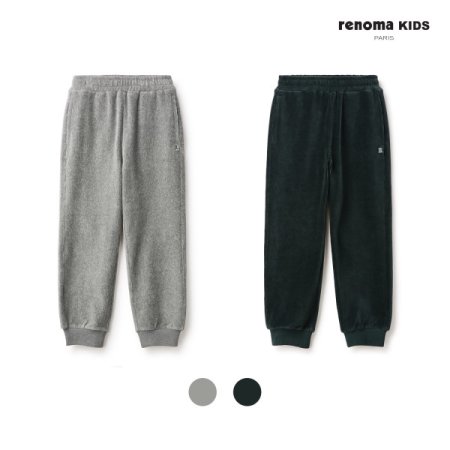 주니어 골지 벨로아 조거 팬츠