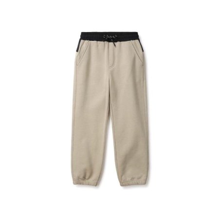 남아 오비 배색 기모 조거 팬츠