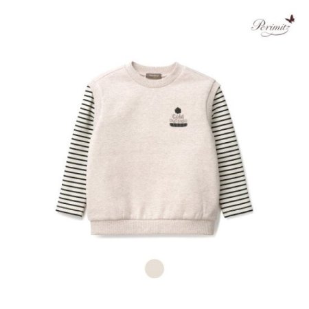 남아 레이어드 기모 티셔츠