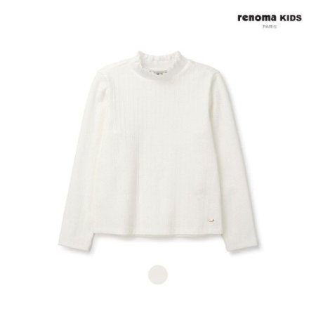 여아 겨울 요꼬 시보리 목 티셔츠