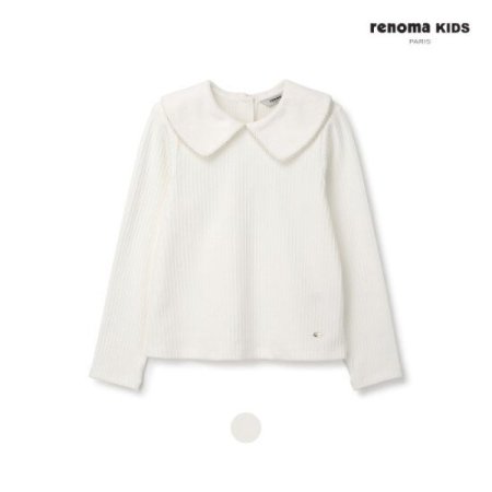 겨울 여아 레이스 카라 티셔츠