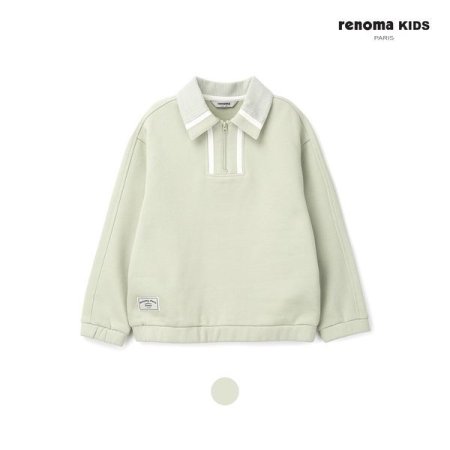 초등 남아 반목 기모 카라 맨투맨