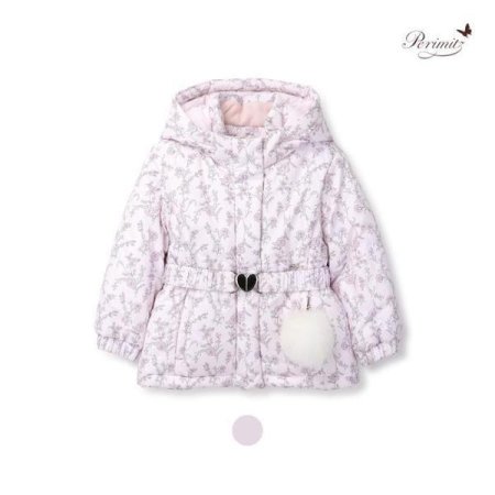 키즈 여아 플라워 패딩 점퍼