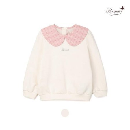 여아 체크 빅카라 티셔츠