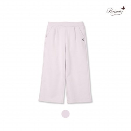 키즈 여아 퍼플 플라워 바지