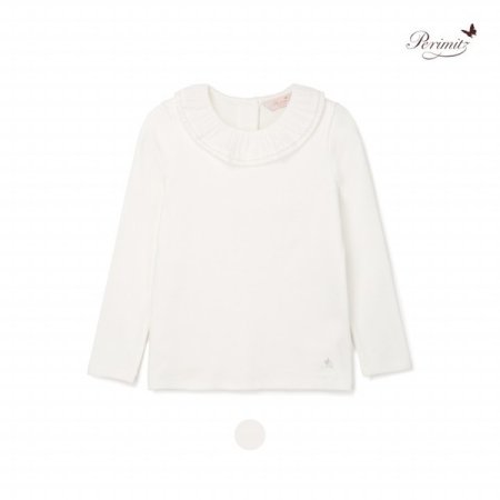 여아 눈꽃 카라 티셔츠