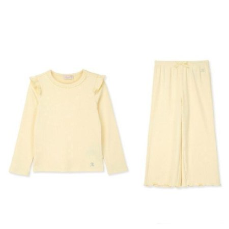 키즈 여아 스프링 골지 상하복 세트