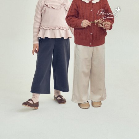 여아 절개 분또 와이드 팬츠