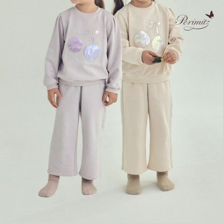 키즈 여아 테이프 일자 바지