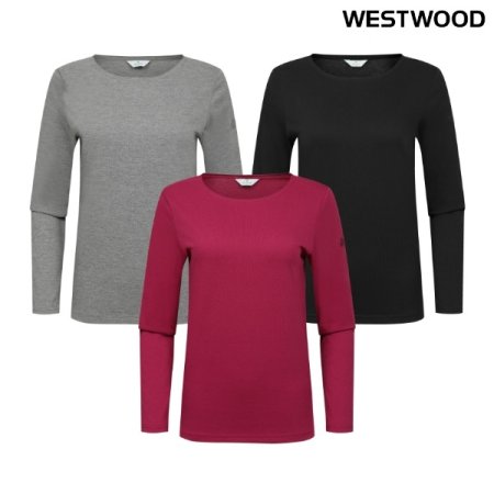 간절기 여성 에센셜 라운드티