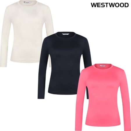 우먼 스포티 라운드 티셔츠