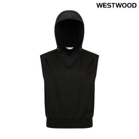 우먼 베스트형 후드티