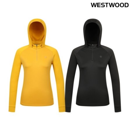 슬림 후드 집업 여성 티셔츠