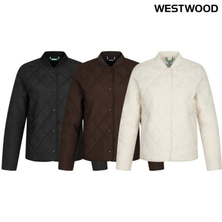 우먼 퀄팅 패딩 자켓