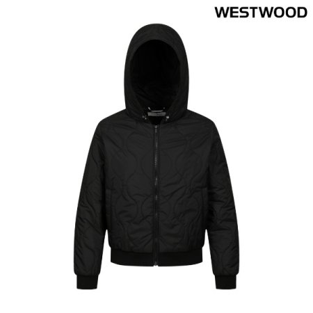 우먼 커버 후드 패딩 자켓