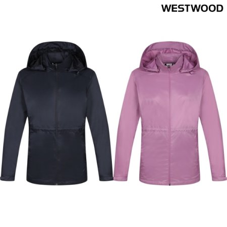 솔리드 중힙 여성 방풍 자켓