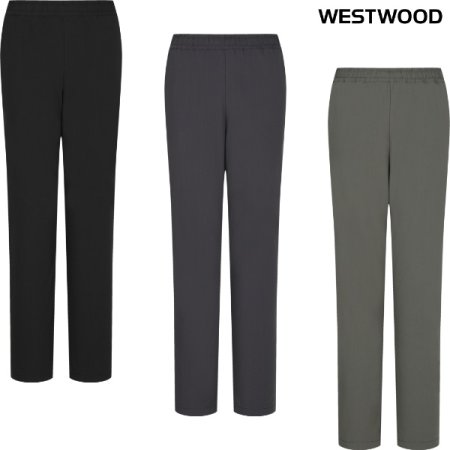 우먼 와샤 우븐 밴드팬츠