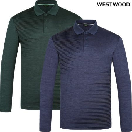 맨 부분 스트라이프 폴로티