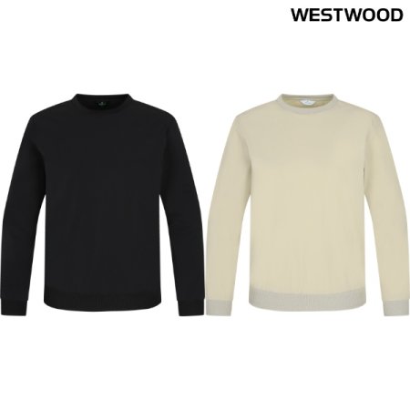 요꼬 우븐 라운드 여성 티셔츠