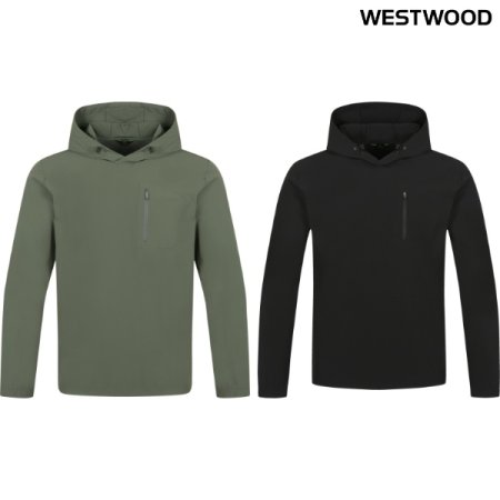 우븐 후드 남성 티셔츠