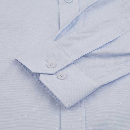 블루 클래식핏 쟈가드 와이셔츠