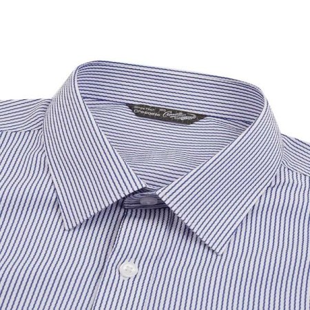 자카드 세로 스트라이프 와이셔츠