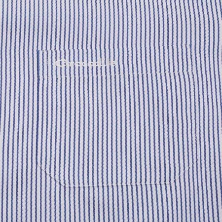 자카드 세로 스트라이프 와이셔츠