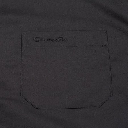 반소매 솔리드 트윌 반팔 셔츠