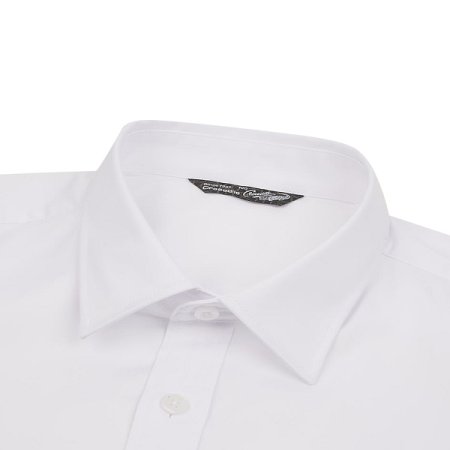 반소매 솔리드 트윌 반팔 셔츠