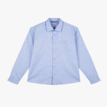 잔조직 솔리드 드레스 셔츠