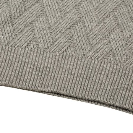 앞판 조직 모크넥 니트