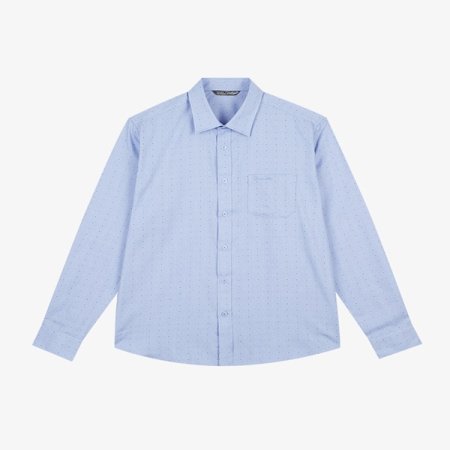 스몰 도트 올오버 캐주얼 셔츠