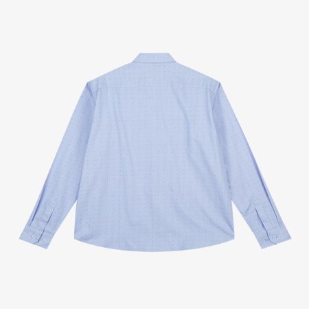 스몰 도트 올오버 캐주얼 셔츠