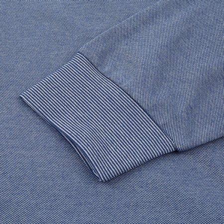 투톤 피케조직 자카드 카라티셔츠