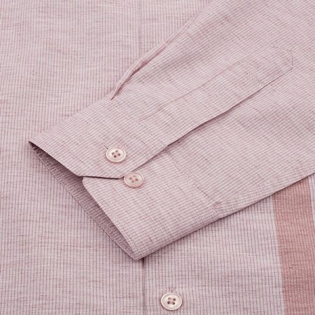 캐주얼 블록 핑크 남방