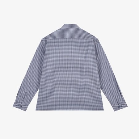 캐주얼 써커 솔리드 라이크 셔츠