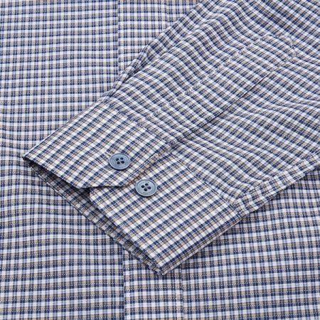 캐주얼 써커 솔리드 라이크 셔츠