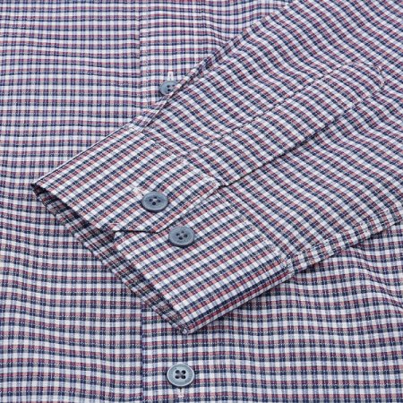 캐주얼 써커 솔리드 라이크 셔츠