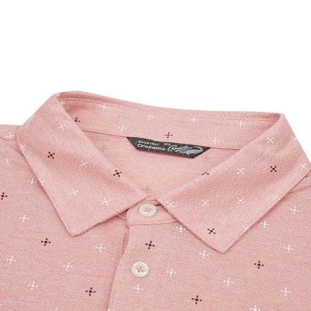 올오버 프린트 카라 티셔츠