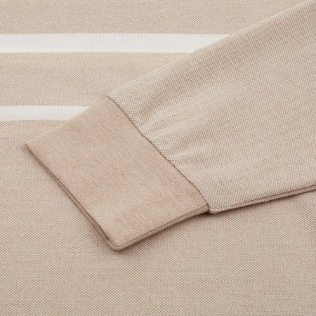 한기장 스트라이프 카라 티셔츠