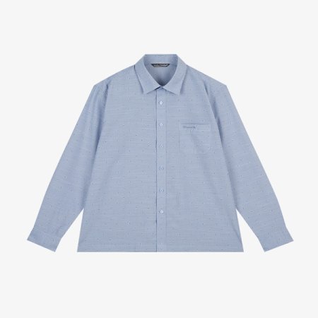 린넨 혼방 올오버 프린트 셔츠