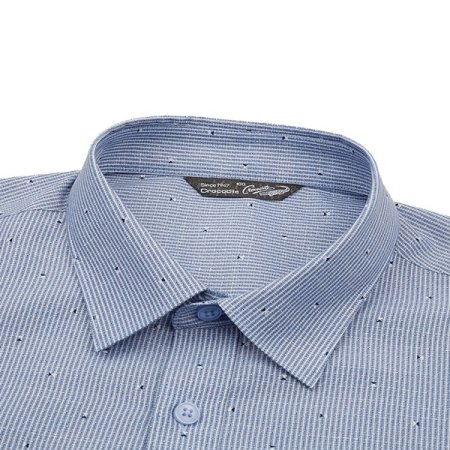 린넨 혼방 올오버 프린트 셔츠