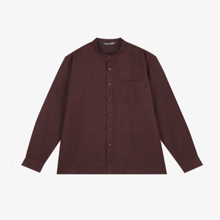 차이나 카라 면터치 폴리 셔츠