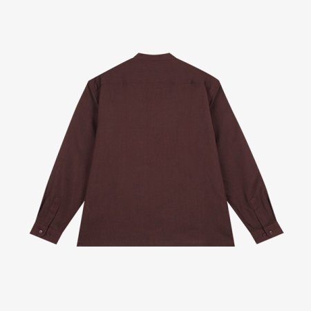 차이나 카라 면터치 폴리 셔츠